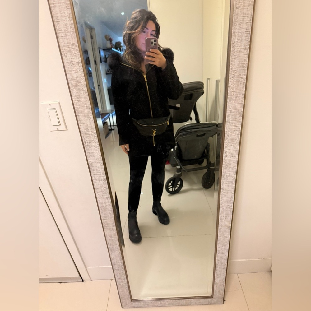 YSL Black Leather Belt Bag - Picture 6 of 9